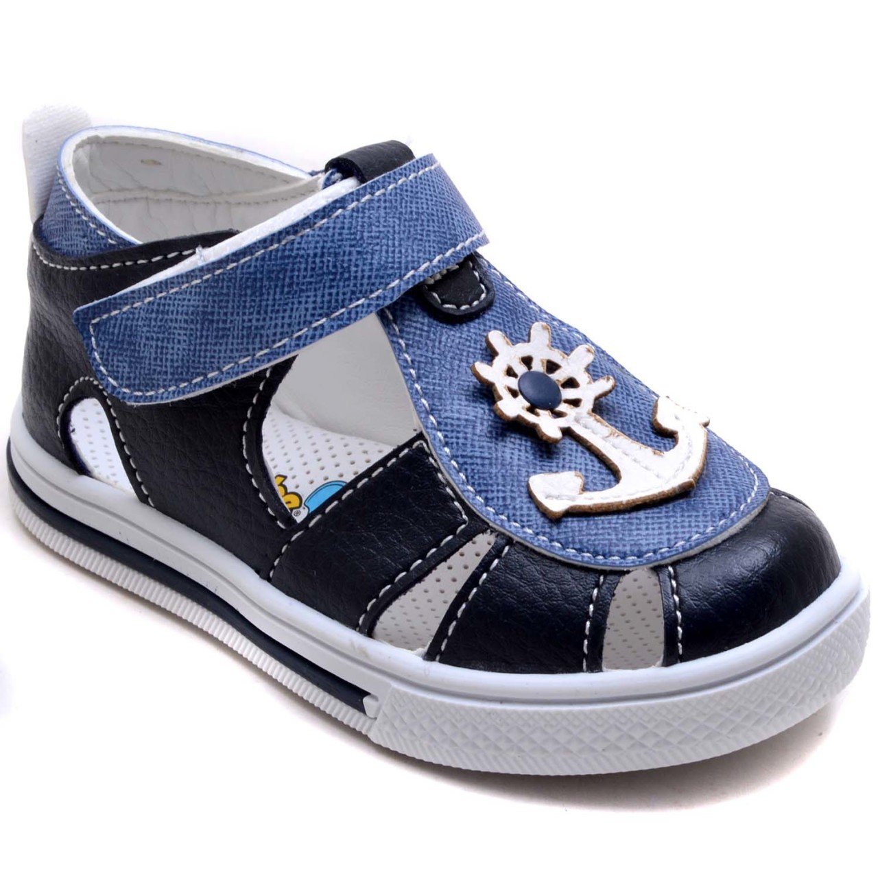 SB-364 Erkek Çocuk Bebe Sandalet - Mavi