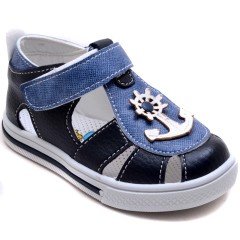 SB-364 Erkek Çocuk Bebe Sandalet - Mavi