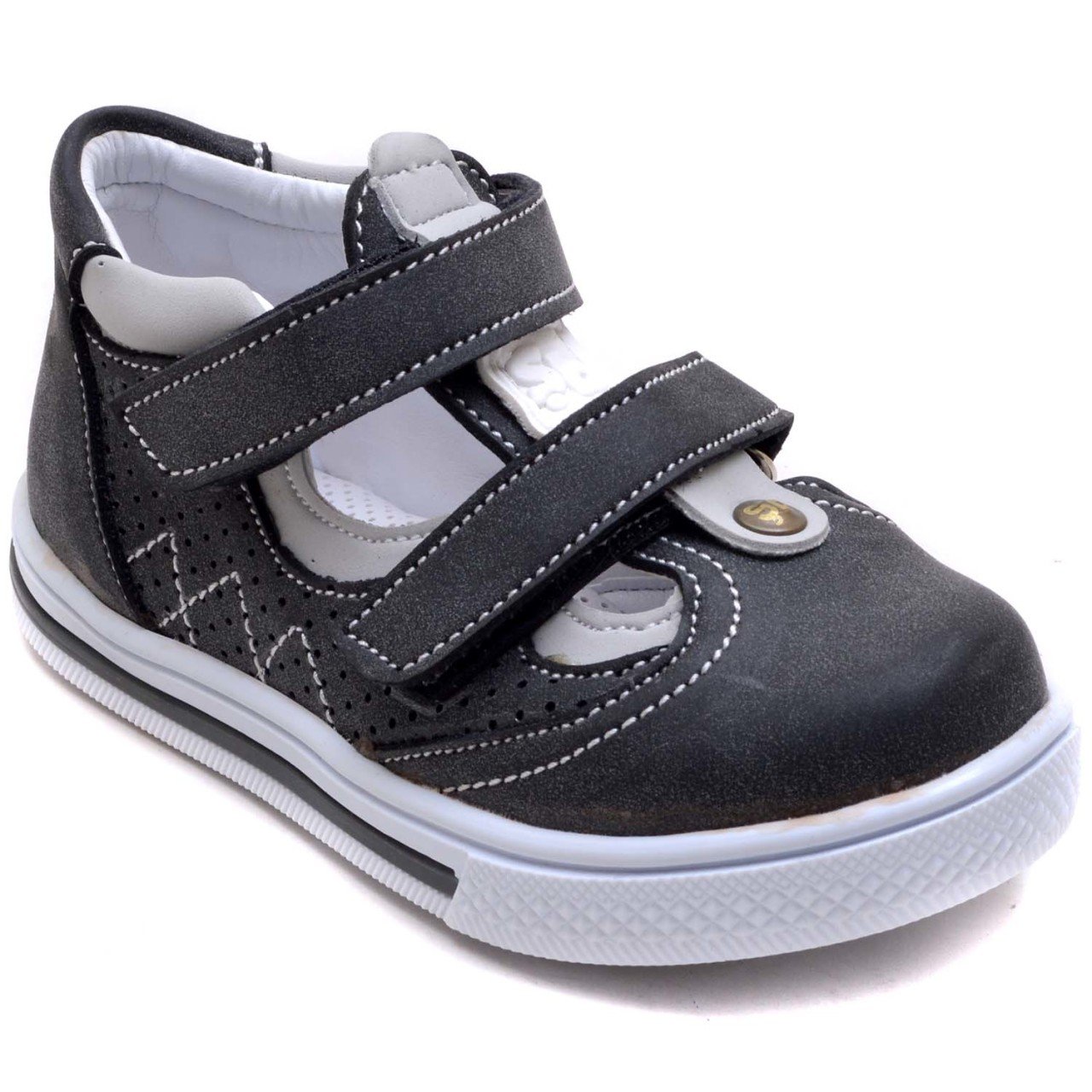 SB-366 Erkek Çocuk Bebe Sandalet - Füme