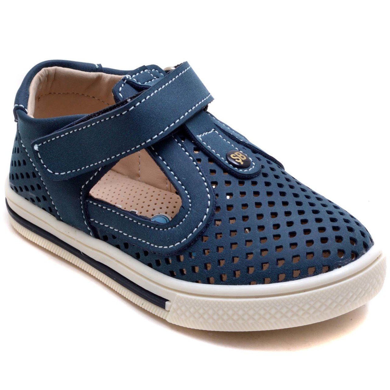 SB-368 Erkek Çocuk Bebe Sandalet - Mavi
