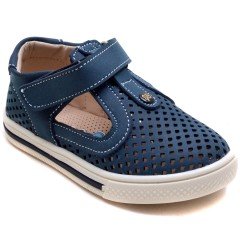 SB-368 Erkek Çocuk Bebe Sandalet - Mavi