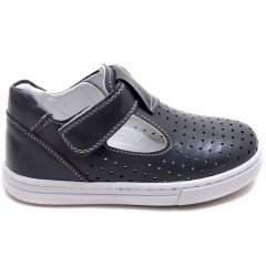 EYS-12 Cırtlı Bebe Sandalet - Gri