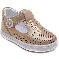 EYS-15 Cırtlı Bebe Sandalet - Altın