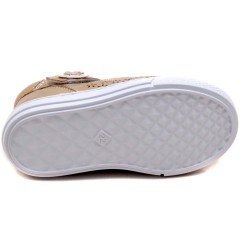 EYS-15 Cırtlı Bebe Sandalet - Altın
