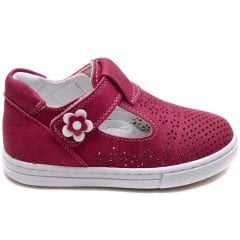 EYS-15 Cırtlı Bebe Sandalet - Fuşya