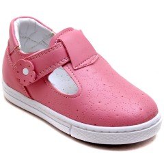 EYS-15 Cırtlı Bebe Sandalet - Pembe
