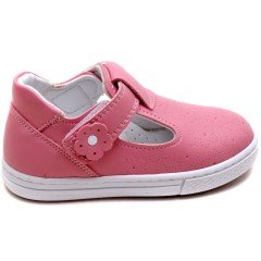 EYS-15 Cırtlı Bebe Sandalet - Pembe