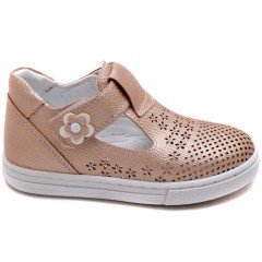 EYS-15 Cırtlı Bebe Sandalet - Krom