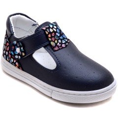 EYS-15 Cırtlı Bebe Sandalet - Lacivert