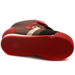 NM-19 Bebe Spor Model Kışlık Ayakkabı - Kahverengi (Deri)
