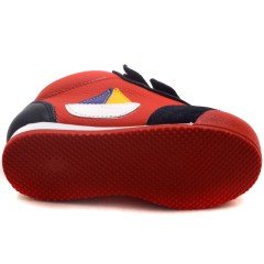 NM-21 Bebe Spor Gemi Model Kışlık Ayakkabı - Kırmızı(L) (Deri)