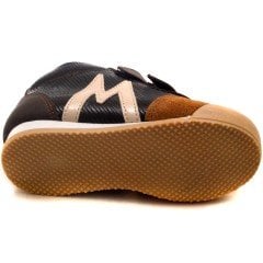 NM-23 Bebe Spor Model Kışlık Ayakkabı - Siyah (Deri)