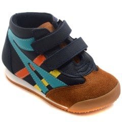 NM-24 Bebe Spor Renkli Model Kışlık Ayakkabı - Lacivert (Deri)