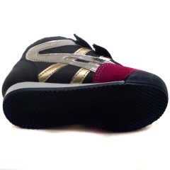 NM-24 Bebe Spor Renkli Model Kışlık Ayakkabı - Gri(P) (Deri)