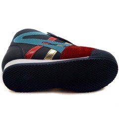 NM-24 Bebe Spor Renkli Model Kışlık Ayakkabı - Gri(K) (Deri)