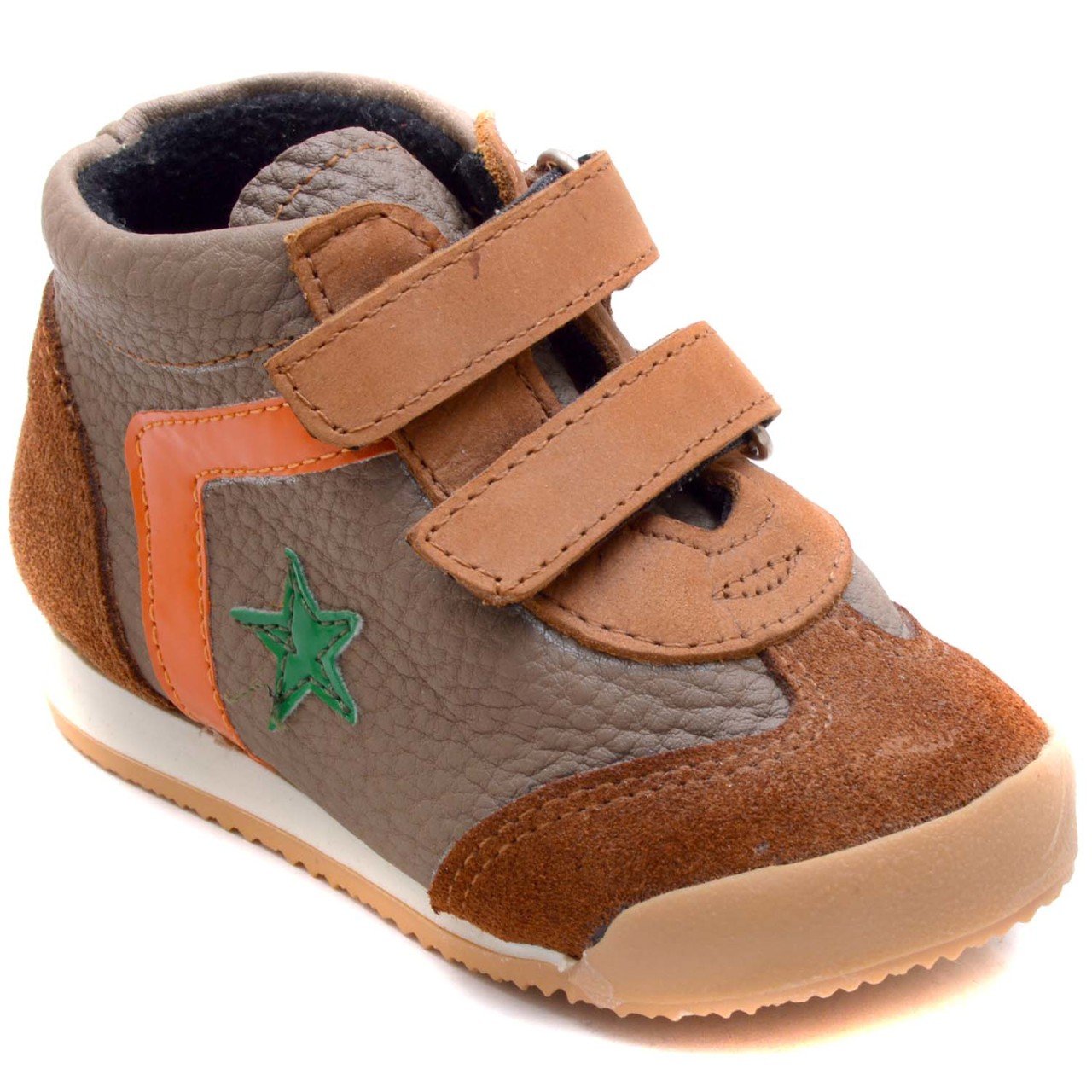 NM-25 Bebe Spor Yıldız Model Kışlık Ayakkabı - Dore (Deri)