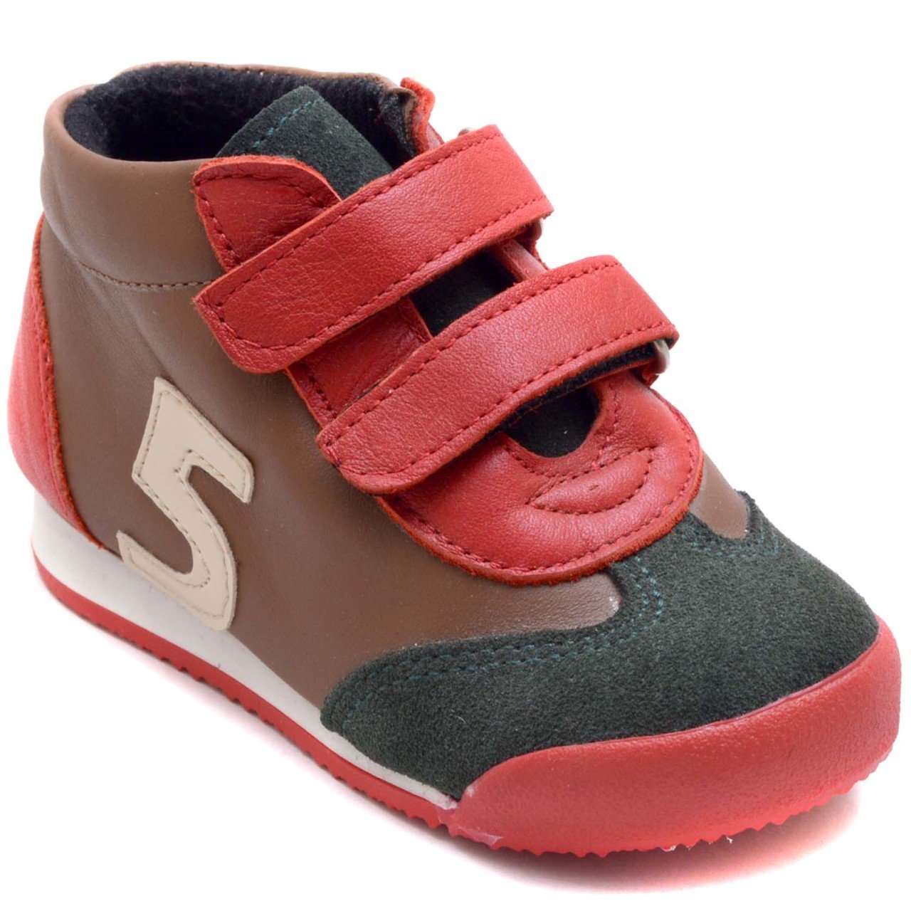 NM-28 Bebe Spor Kışlık Ayakkabı - Kırmızı (Deri)