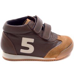 NM-28 Bebe Spor Kışlık Ayakkabı - Kahverengi (Deri)