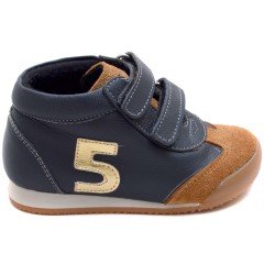 NM-28 Bebe Spor Kışlık Ayakkabı - Lacivert (Deri)