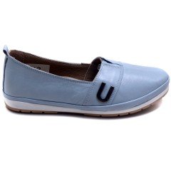085 U-Toka Kadın Günlük Ayakkabı - Mavi (Deri)