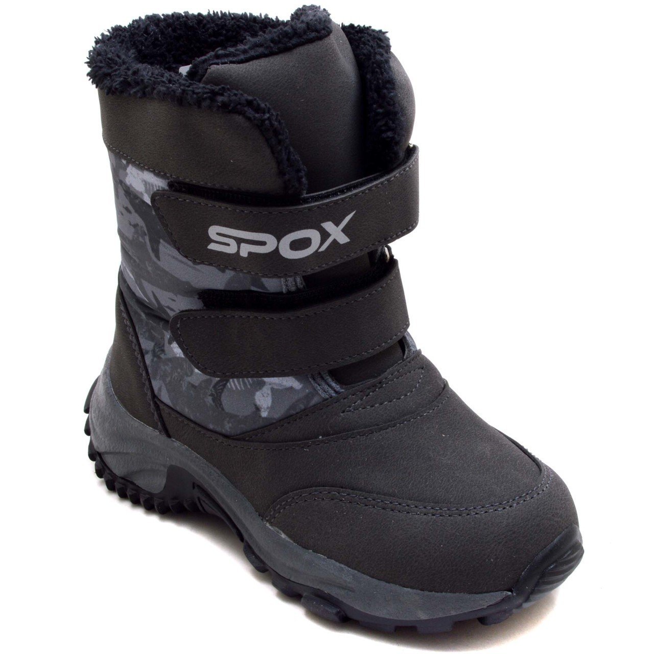 SPX-521 Patik İçi Kürklü Kar Botu - Füme