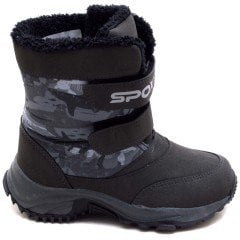 SPX-521 Patik İçi Kürklü Kar Botu - Füme