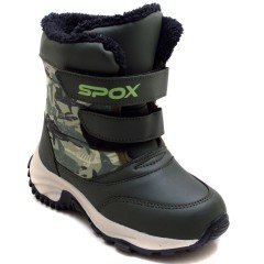 SPX-521 Patik İçi Kürklü Kar Botu - Yeşil