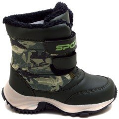 SPX-521 Patik İçi Kürklü Kar Botu - Yeşil