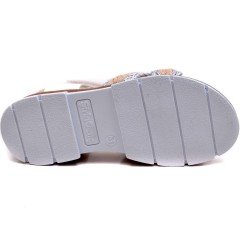 SG-873 Kız Çocuk Filet Sandalet - Gri