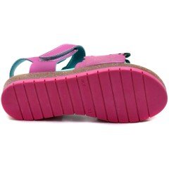 SG-875 Kız Çocuk Filet Sandalet - Fuşya