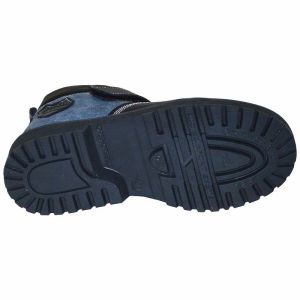Kışlık Filet Bot - Siyah/Mavi