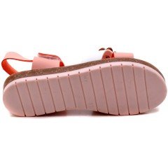 SG-881 Kız Çocuk Filet Sandalet - Yavruağzı