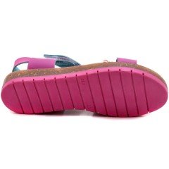 SG-881 Kız Çocuk Filet Sandalet - Fuşya