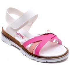SG-883 Kız Çocuk Filet Sandalet - Pembe