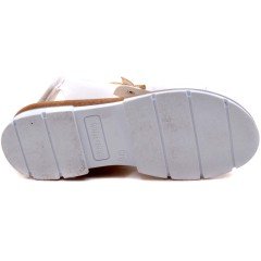 SG-885 Kız Çocuk Filet Sandalet - Beyaz