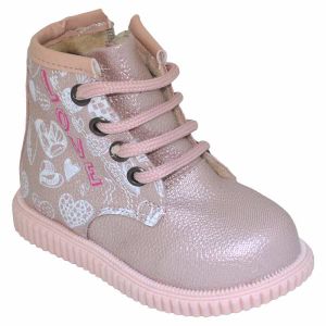 Desenli Bebe Botu - Pembe