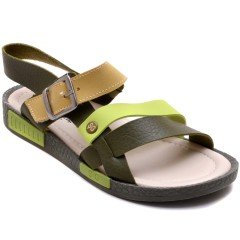 SG-412 Erkek Çocuk Filet Sandalet - Yeşil