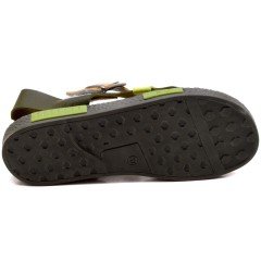 SG-412 Erkek Çocuk Filet Sandalet - Yeşil
