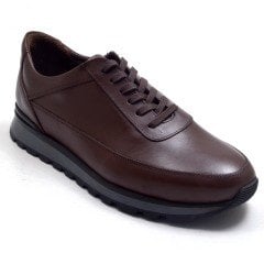 4S-4  ED Erkek Kahverengi Günlük Ayakkabı (Deri)