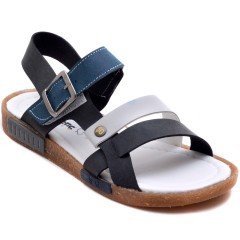 SG-412 Erkek Çocuk Filet Sandalet - Füme