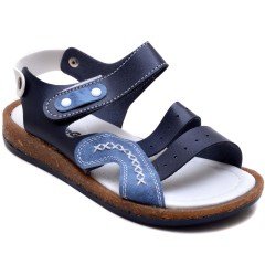 SG-414 Erkek Çocuk Filet Sandalet - Lacivert/M