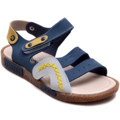 SG-414 Erkek Çocuk Filet Sandalet - Mavi