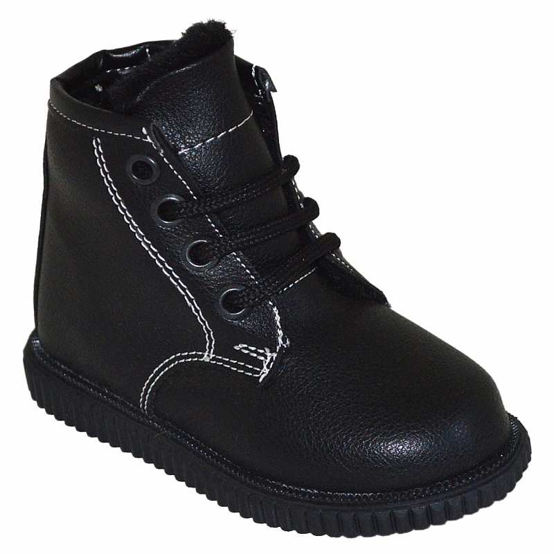 Desenli Bebe Botu - Siyah