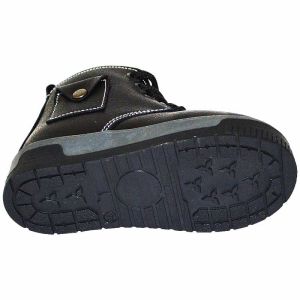 Desenli Bebe Botu - Siyah