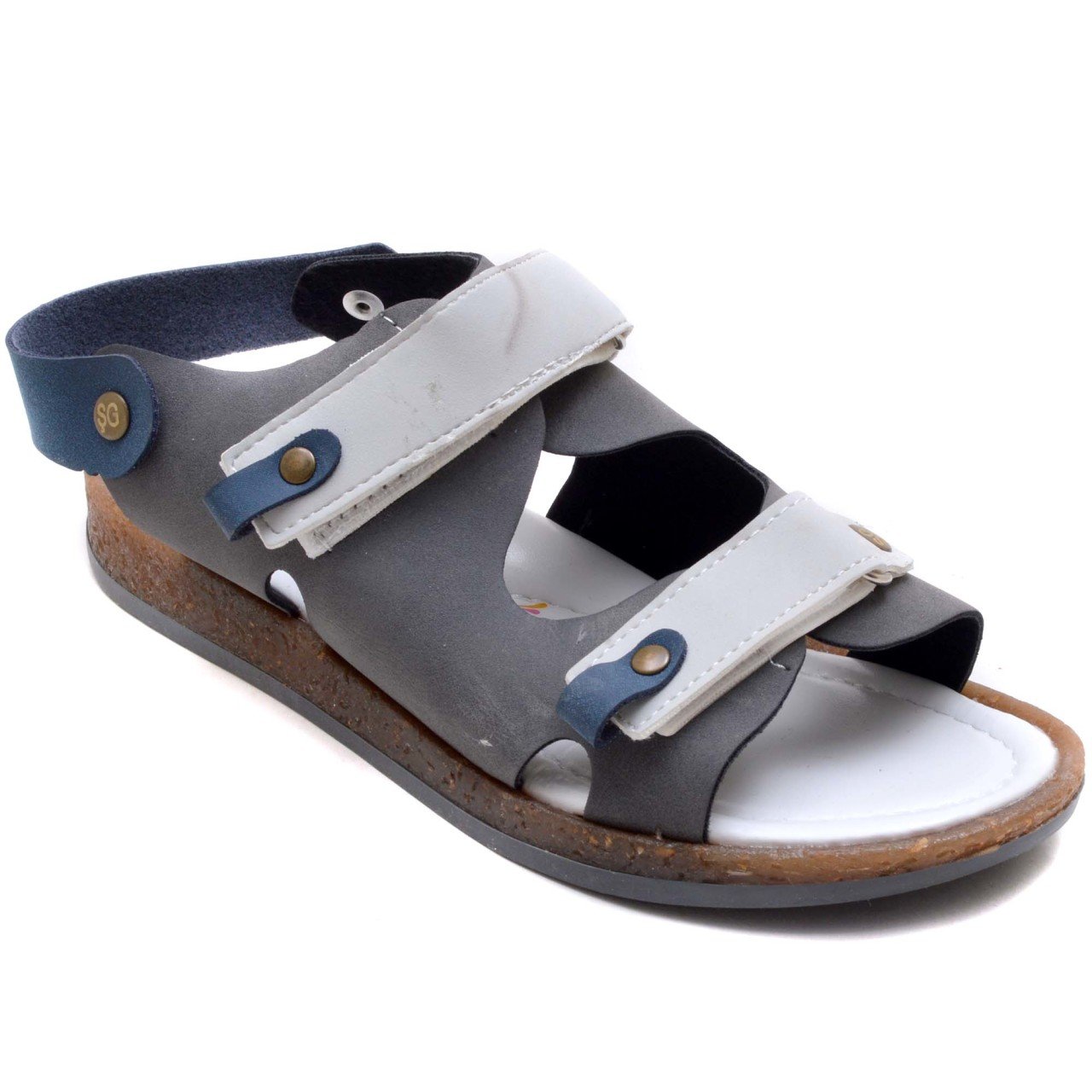 SG-418 Erkek Çocuk Filet Sandalet - Füme