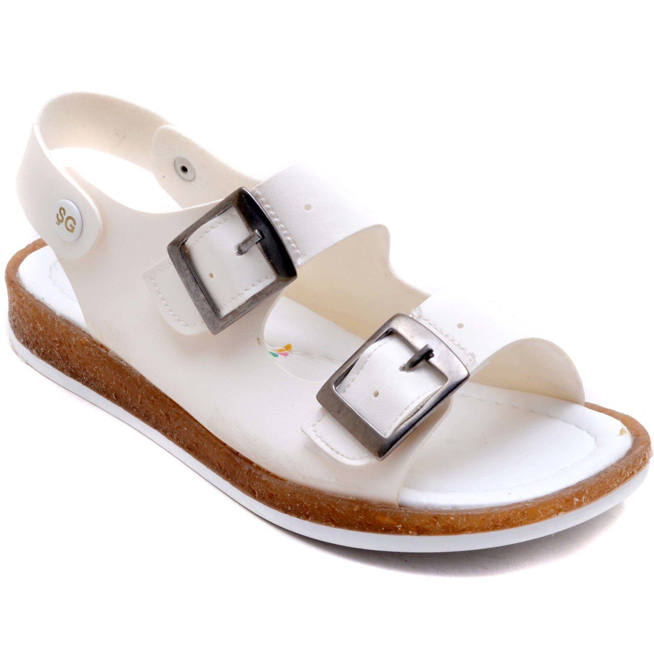 SG-420 Erkek Çocuk Filet Sandalet - Beyaz