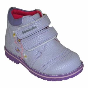 Desenli Bebe Botu - Açık Lila