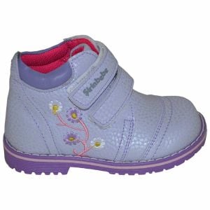 Desenli Bebe Botu - Açık Lila