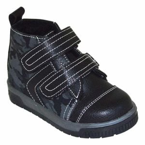 Desenli Bebe Botu - Lacivert/Gri