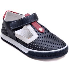 SG-482 Erkek Çocuk Filet Sandalet - Lacivert/K